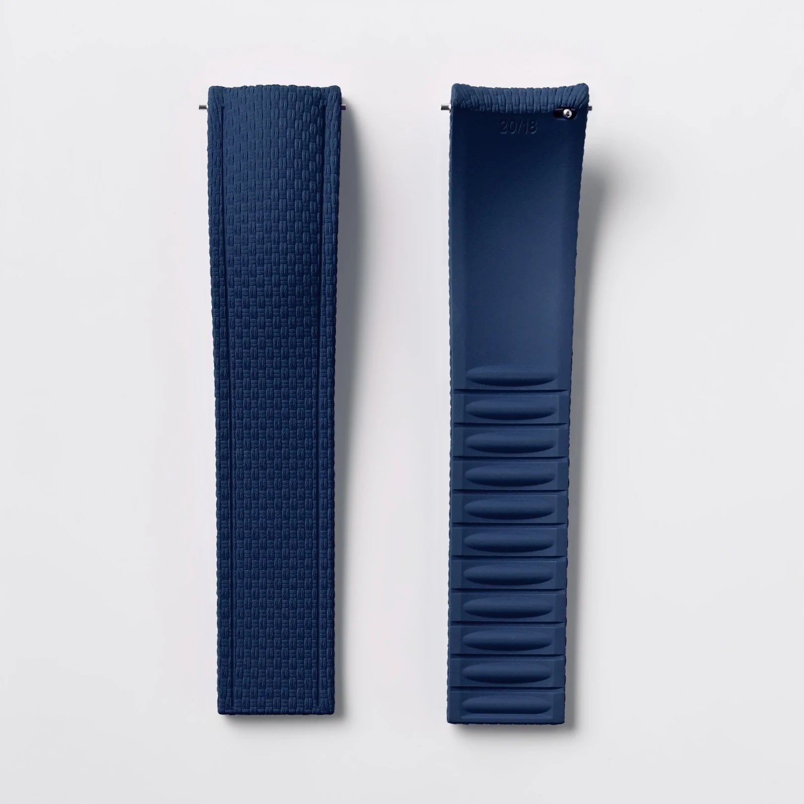 CTS Curved FKM Rubber Quick Release Watch Strap | 18-24mm Universal Diving Bracelet Band
