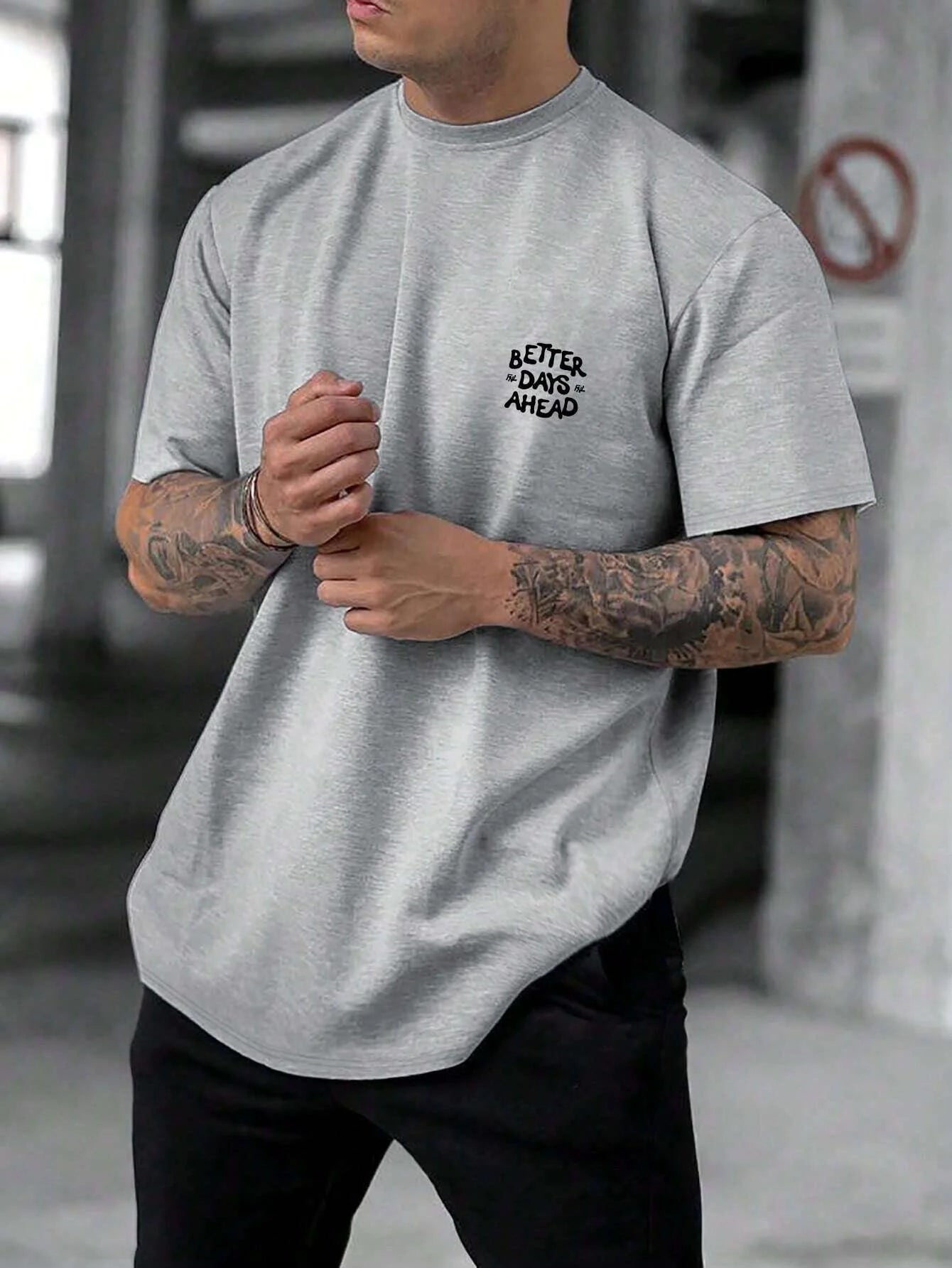 Better Days Ahead Graphic Oversized T-Shirt — Casual Unisex Cotton Tee