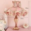 Pink Table Lamp – Decorative Fabric Shade