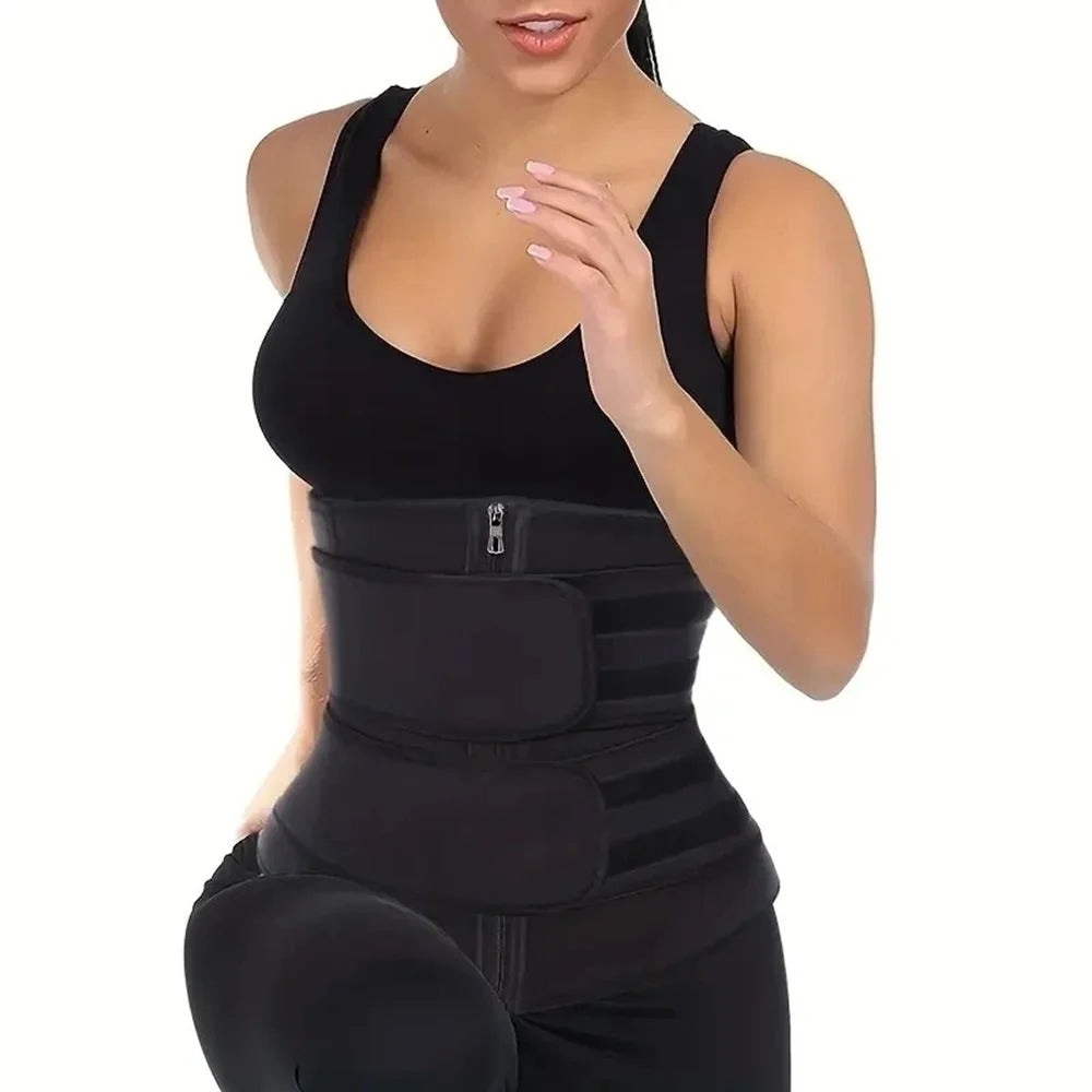 Waist Trainer Sweat Belt — Slimming Cincher for Workouts & Everyday Wear