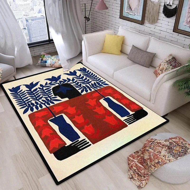 Fashion Plush Area Rug – Large Soft Carpet for Living Room, Bedroom & Cloakroom