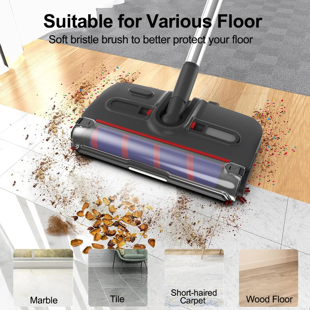 Electric Sweeper Carpet Cleaner — Wireless Portable Handheld Floor Sweeper & Rotating Electric Floor Mop for Home
