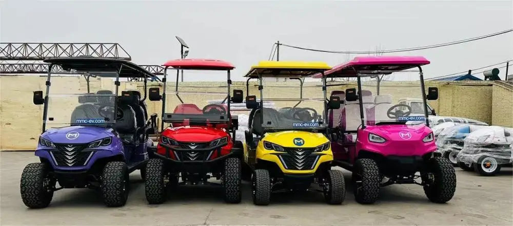 Street Legal 4-Seater Electric Golf Cart — 72V Lithium Battery, 5kW AC Motor