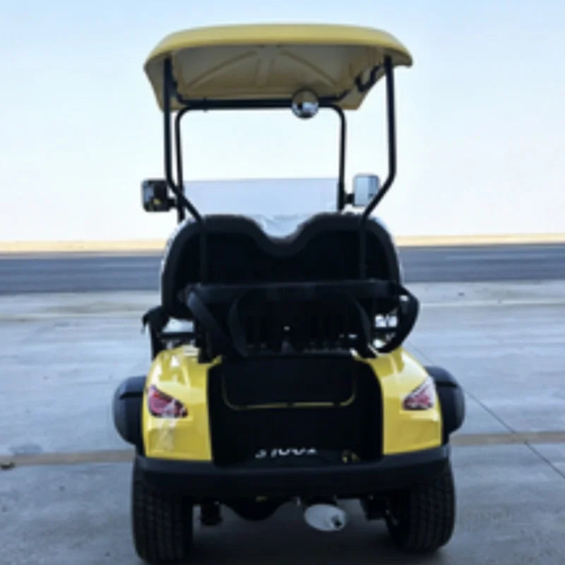 Touring Electric Golf Cart — Multi-Purpose Hunting Cart with Folding Windshield & Touch Display
