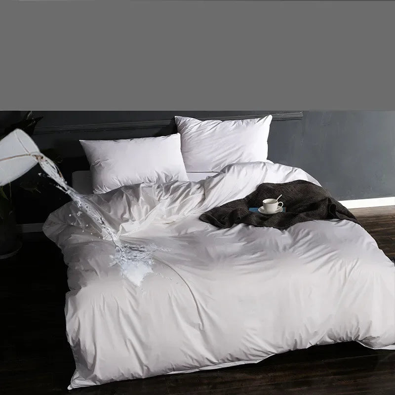 100% Waterproof Duvet Cover – Queen & King Quilt Cover with Pillowcases, Elderly, Baby & Patient Safe