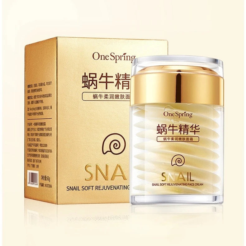 Snail Collagen Anti-Aging Skincare Set — Eye Serum & Face Cream Duo