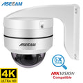 ASECAM 8MP PoE PTZ Security Camera with Optical Zoom