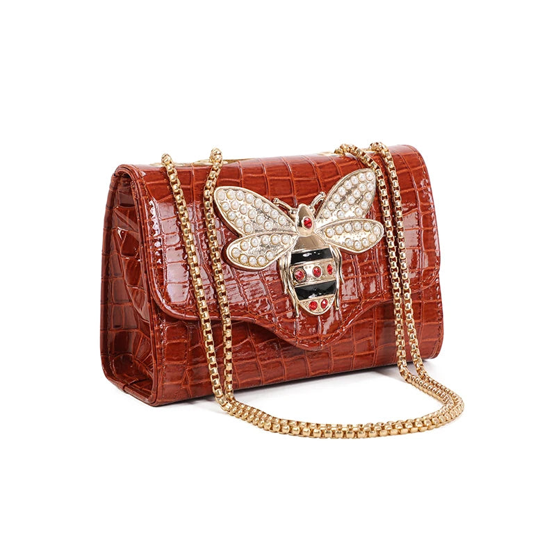 Korean Luxury PU Rectangle Clutch Bag – Small Shoulder Crossbody Day Purse for Women 2026