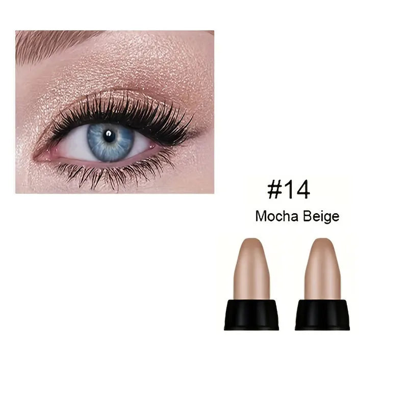 16-Color Pearlescent Glitter Eyeliner Set — Waterproof Long-Lasting