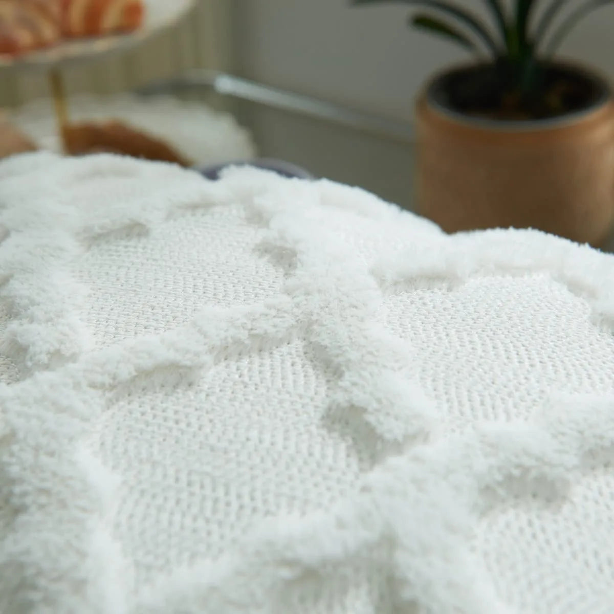 Faux Fur Luxury Plush Throw Pillowcase – Soft Decorative Cushion Cover, Multiple Colors & Sizes