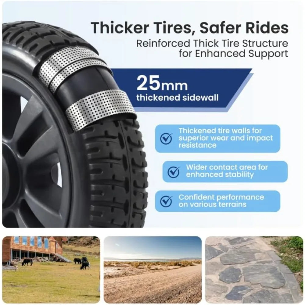 Long-Range 4-Wheel Mobility Scooter – 15–25 Mile Range, 300 lb Capacity