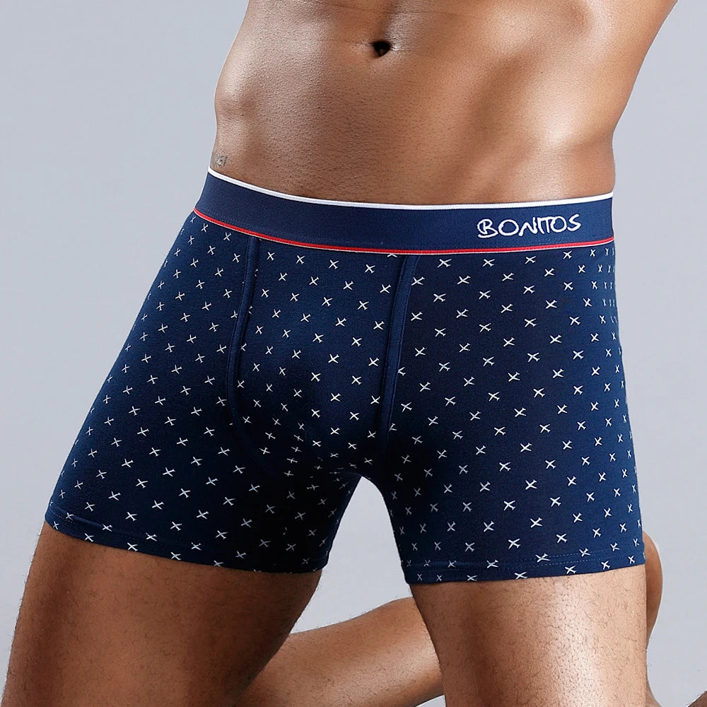 Men's Cotton Stretch Boxer Shorts