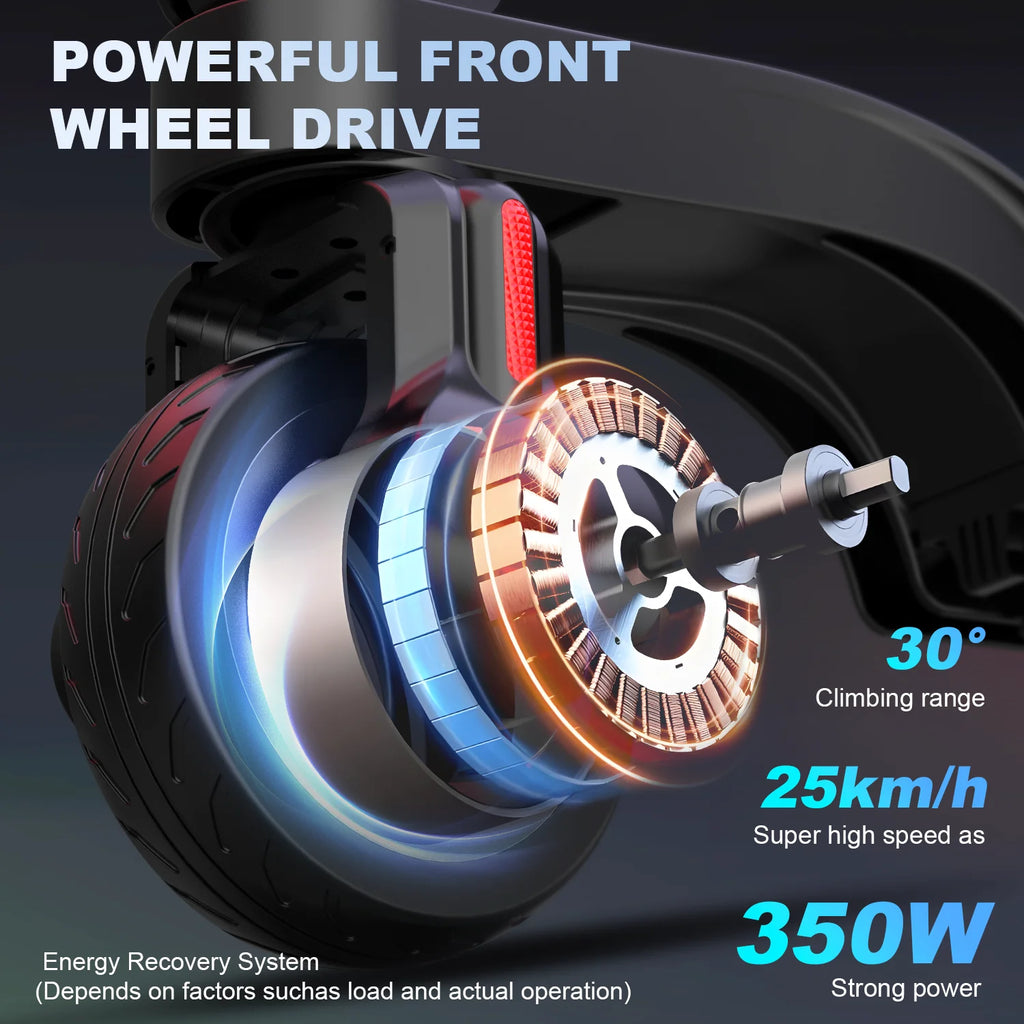 HX X6 Foldable Electric Scooter — 350W, 25 km/h, 36V, 5.5" Tires, Disc Brake, IPX54 for Adults