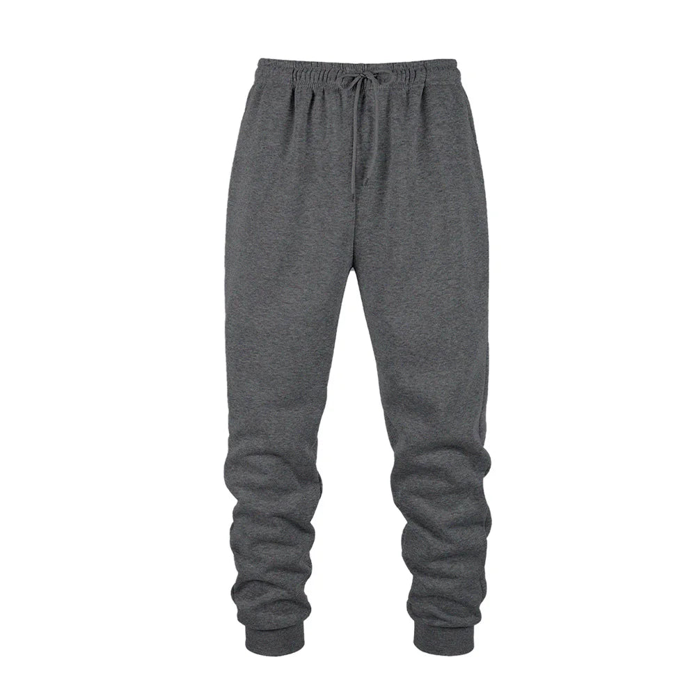 Men's Solid Color Jogging Sweatpants — Fitness Running Sport Trousers