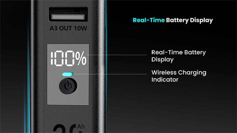 65W GaN 6-in-1 Power Bank with Qi2.2 25W Magnetic Wireless Charging for iPhone, Apple Watch & Laptop