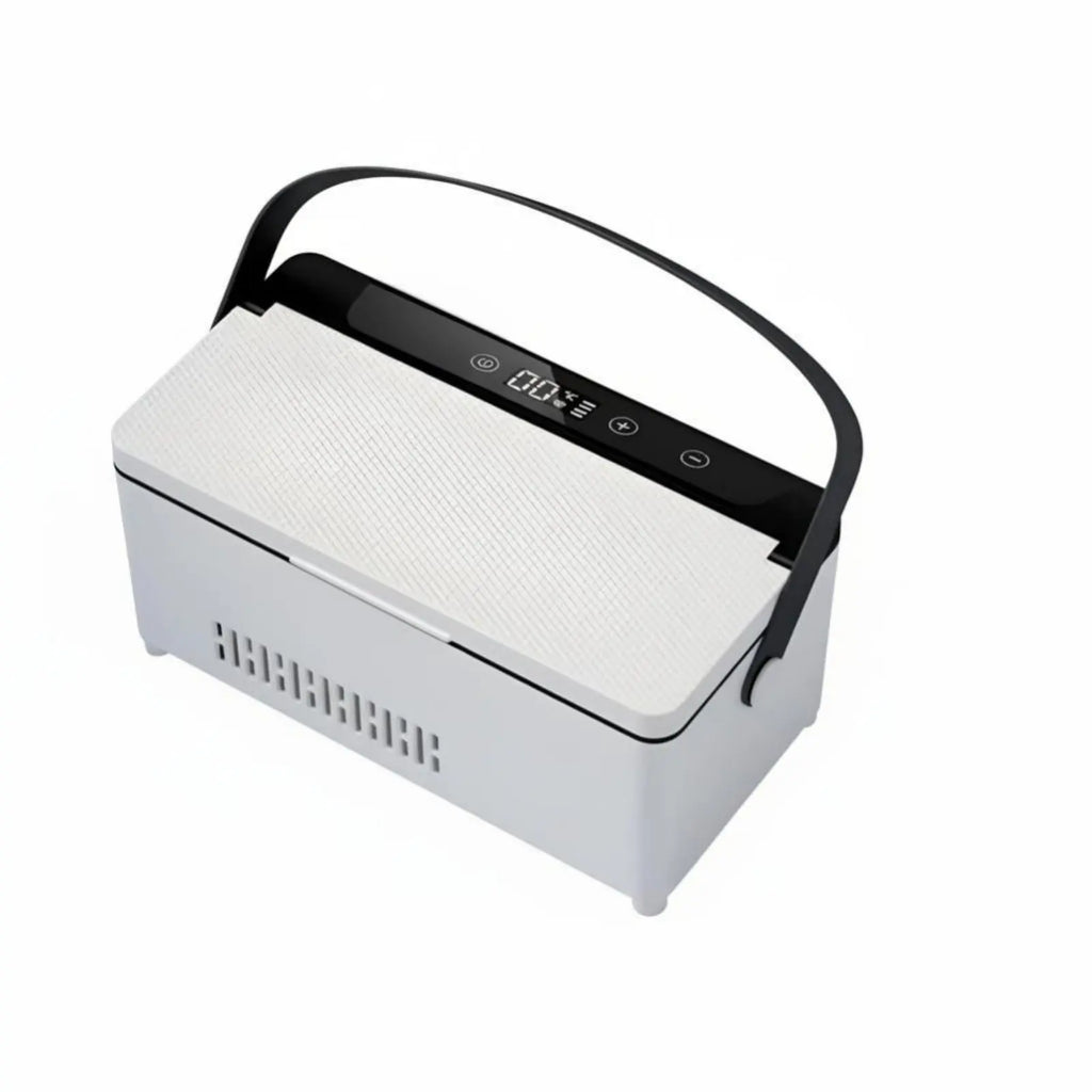 Portable Insulin Cooler Box – Rechargeable Mini Fridge, Large Capacity Medicine Storage for Travel & Airplane Approved