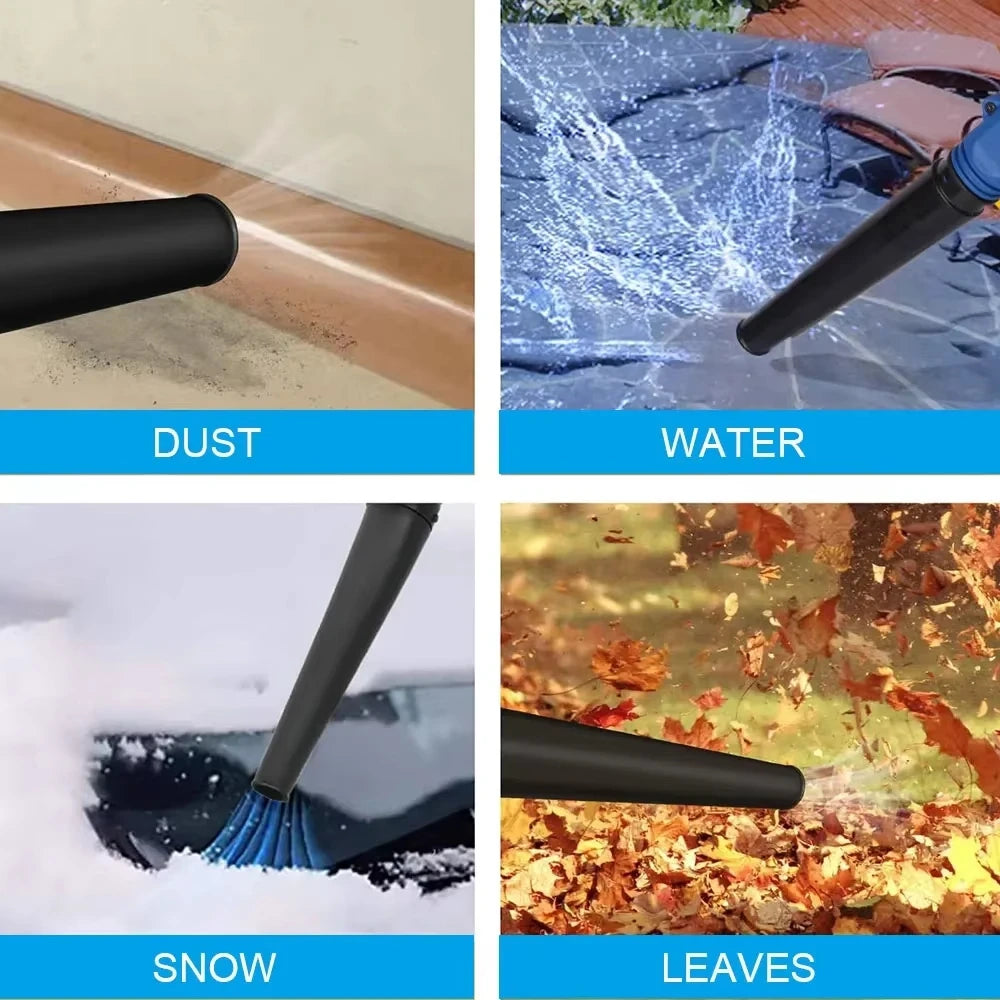 Cordless Electric Air Blower 2-in-1 – Leaf & Computer Dust Collector for Makita 18V Battery