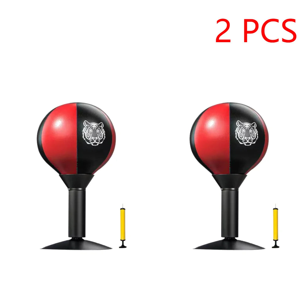 Desk Boxing Punch Ball – Free Standing Stress Relief Punching Bag for Kids, Office & Home