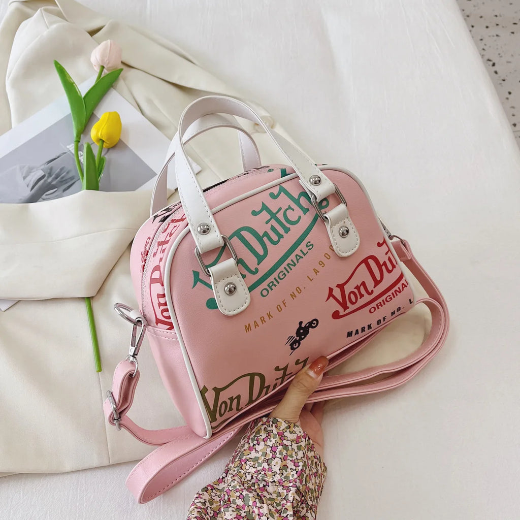 Large Capacity Retro Crossbody Bag – Versatile Women's Shoulder Bag & Handbag