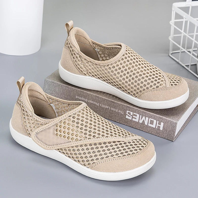 Wide Box Open Shoes for Elderly – Adjustable Diabetic Orthopedic Sandals