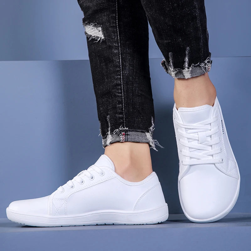 Men's Waterproof Barefoot Minimalist Sneakers — Wide Toe