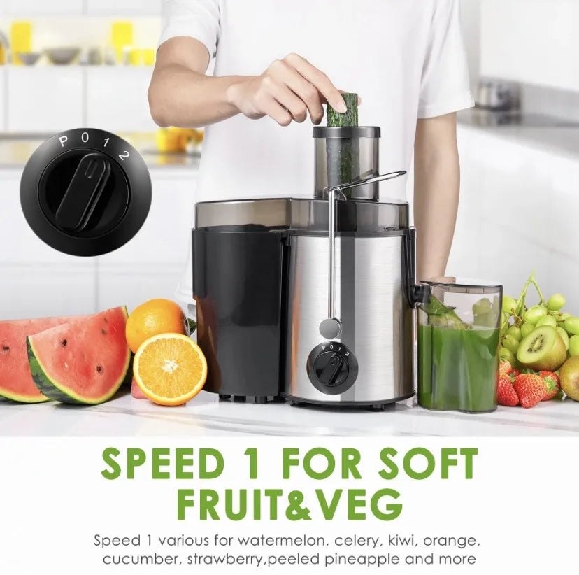 Professional Juice Extractor – Large Capacity, Automatic Slag Separation, Multi-Function Electric Juicer