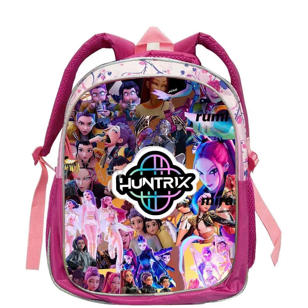 KPop Character Kids Backpack – Lightweight 12-Inch School Bag