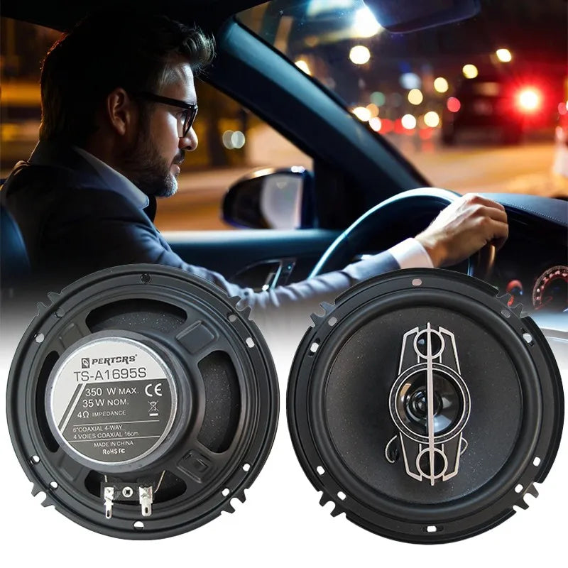 Car Coaxial Speakers – 4-Way Pair in 4, 5 & 6 Inches