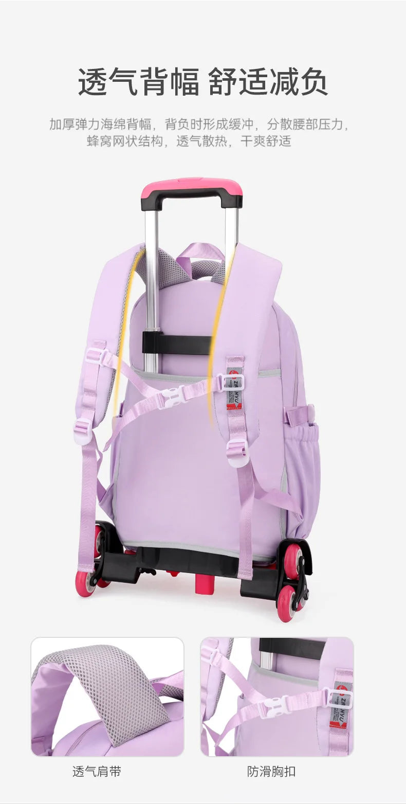 Trolley School Backpack – Two- & Six-Wheel Options