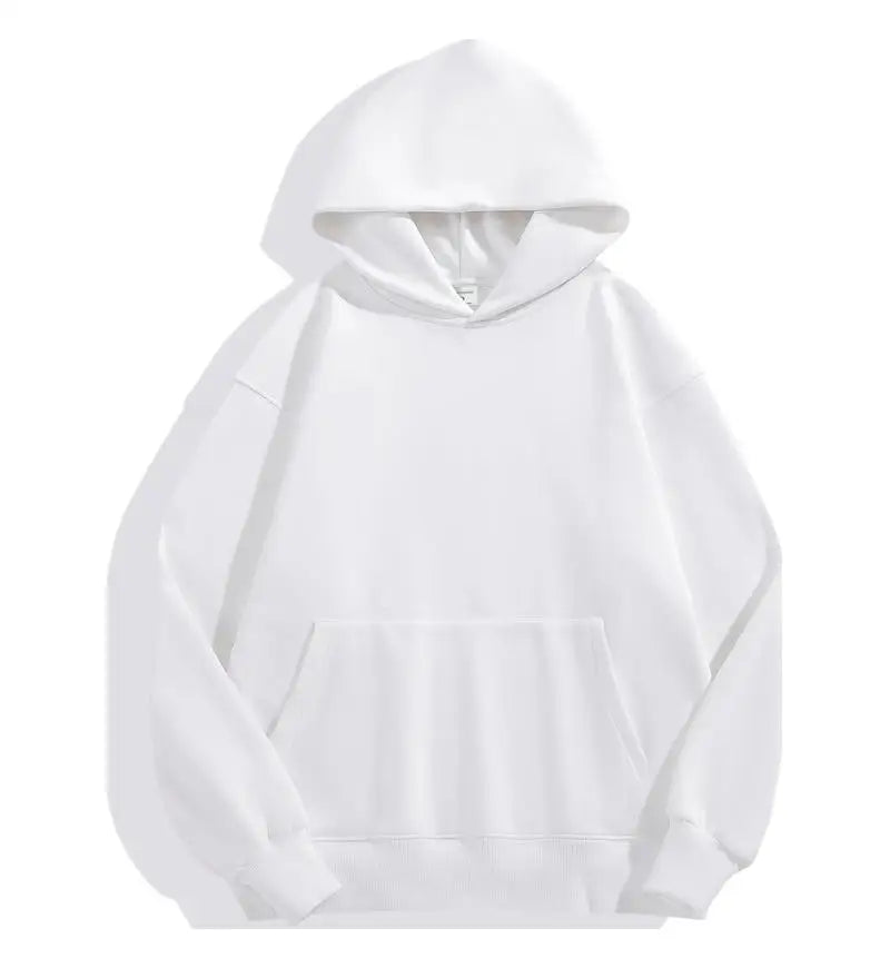 Men's Heavy Cotton Hoodie Sweatshirt — Premium Heavyweight Pullover