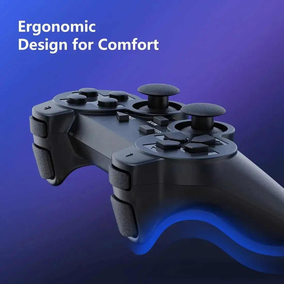 2.4G Wireless PS2 Gamepad – Dual Vibration Joystick Controller for PC & USB