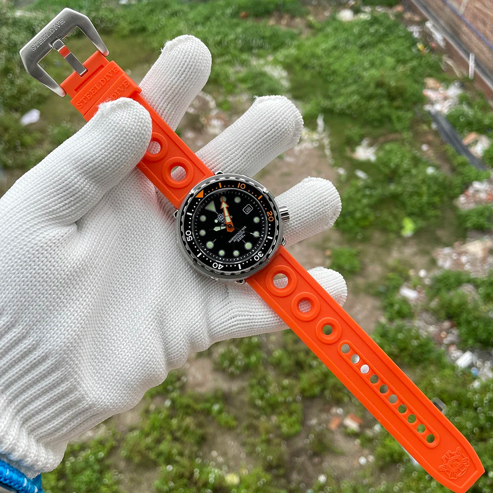 STEELDIVE SD1975C Tuna Can Dive Watch | 300M Waterproof NH35 Movement Ceramic Bezel