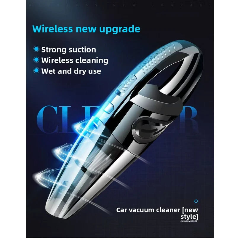 Cordless Handheld Vacuum Cleaner – Cyclonic Suction, Rechargeable, for Pet Hair & Home