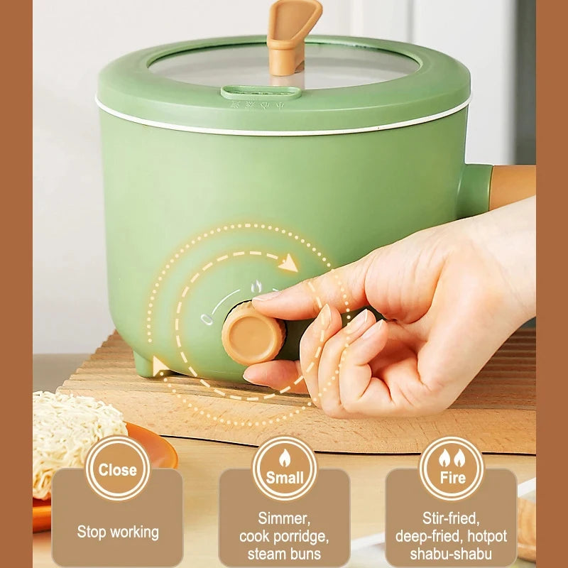 Multi Cooker Electric Pot — Non-Stick Hot Pot & Rice Cooker for Home