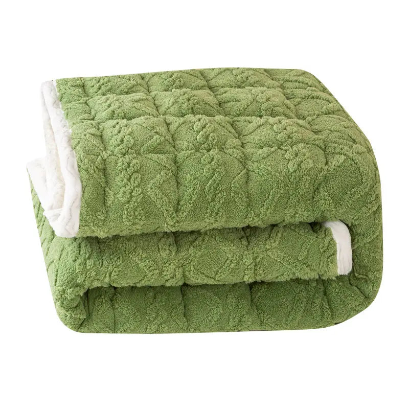 Thickened Warm Mattress Fitted Sheet – Non-Slip Elastic Band Mattress Cover, Multiple Sizes
