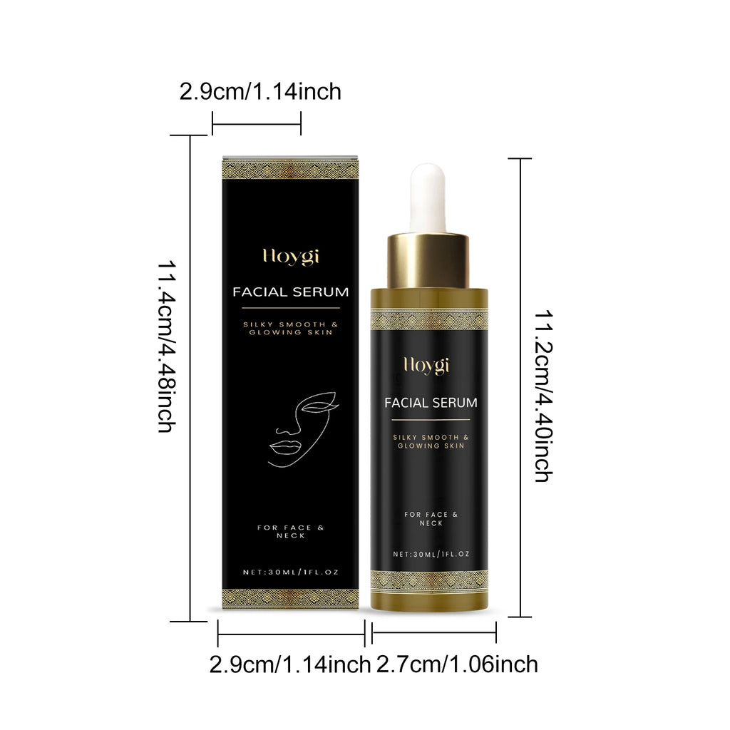 Frankincense & Vitamin E Radiance Boosting Face Serum – Lightweight Hydrating Facial Essence 30ml