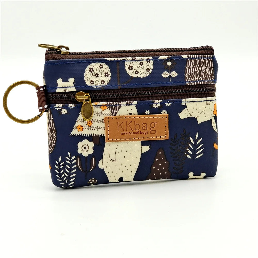 Cute Animal Coin Purse – Kawaii Zipper Wallet & Card Holder for Women, Girls & Students