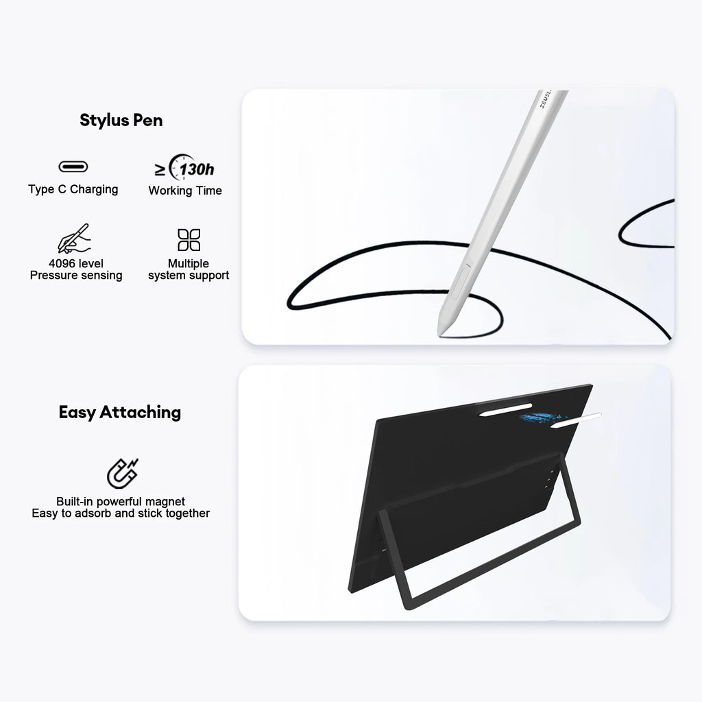 22-Inch QHD Touchscreen Monitor – Stylus & Anti-Glare