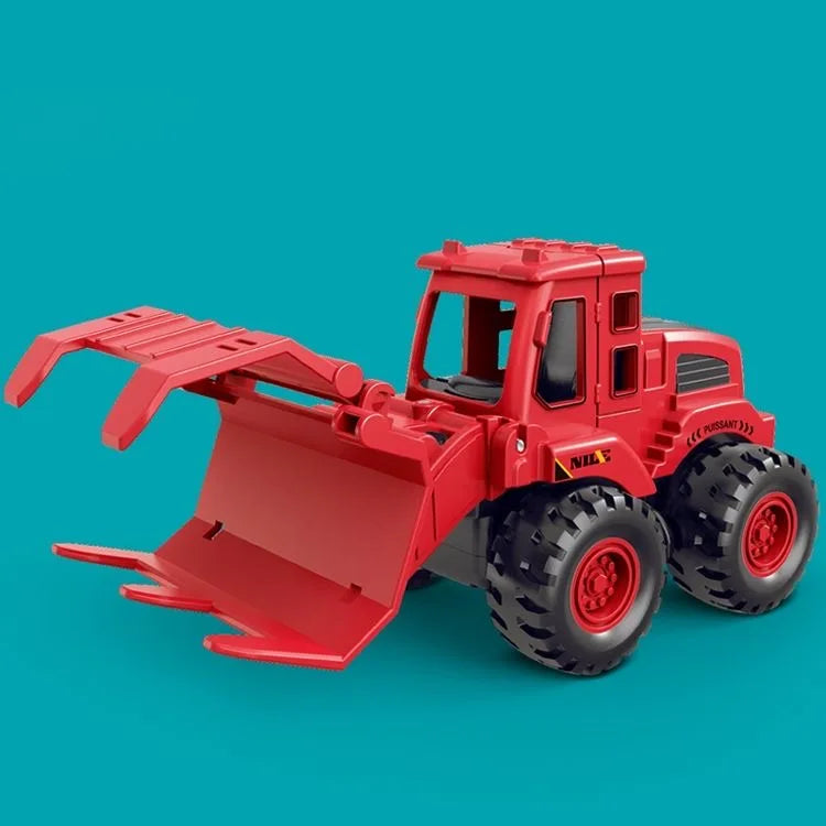 Inertial Construction Vehicle Toy – Excavator, Bulldozer, Road Roller & Claw Machine