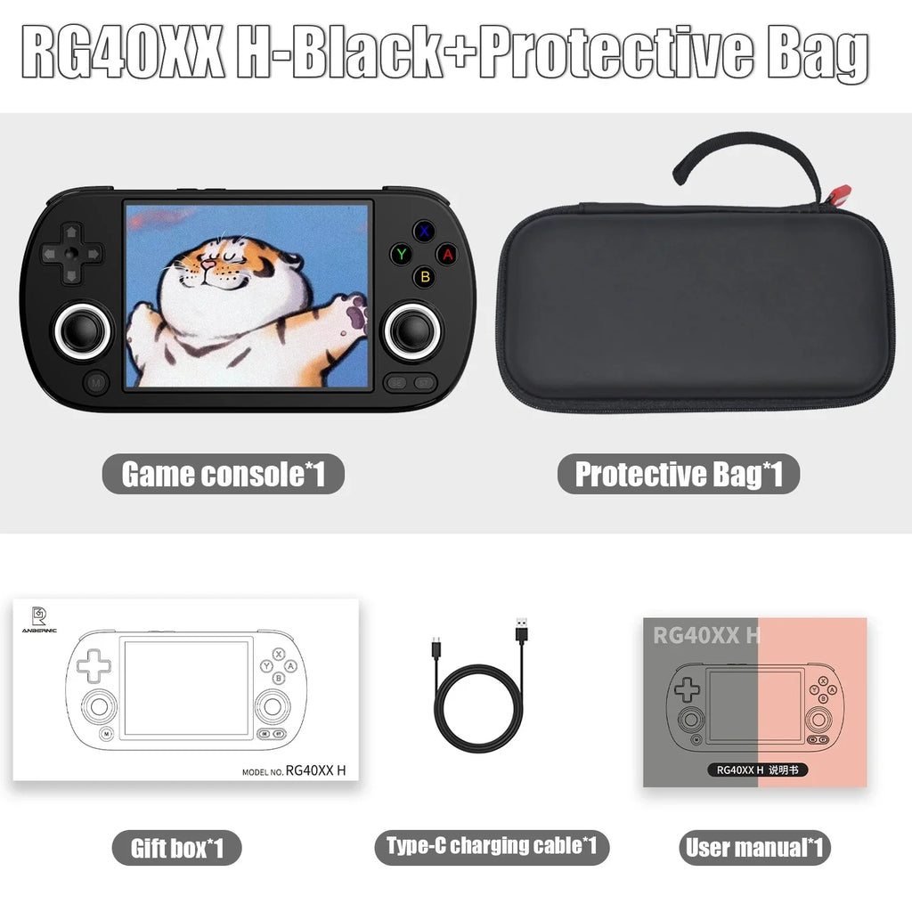 ANBERNIC RG40XX H Handheld Retro Game Console — WiFi & BT