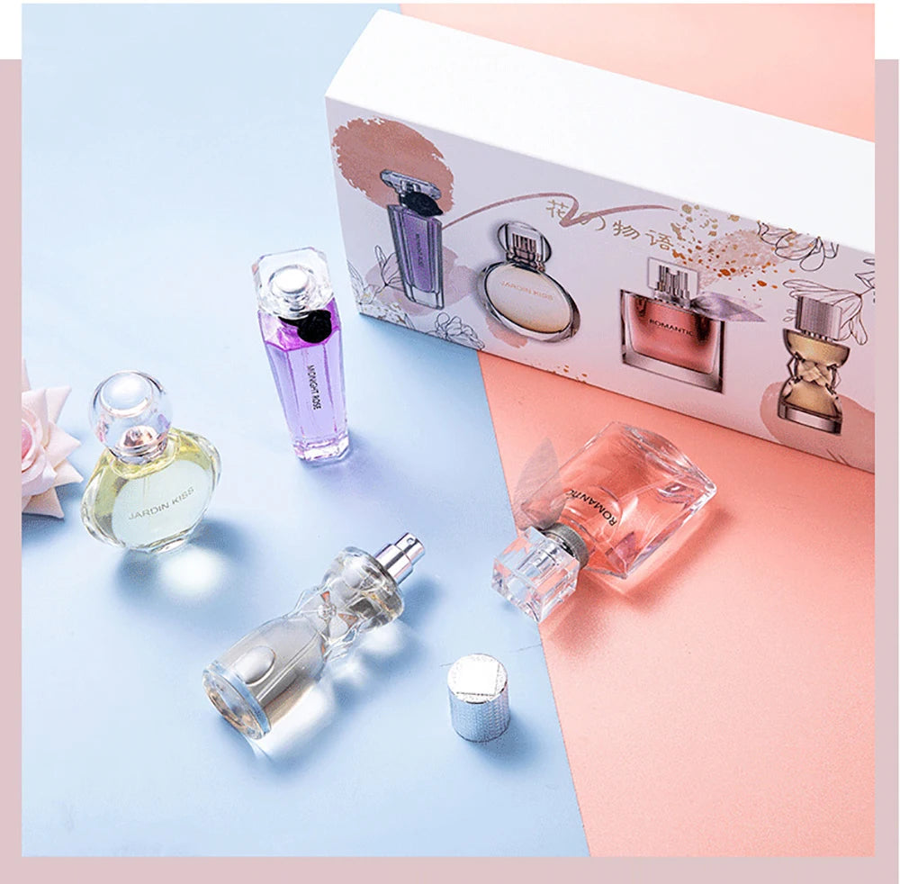 Women’s Floral Pheromone Fragrance Gift Box Set 105ml – 4-Piece Feminine Charm Spray Collection