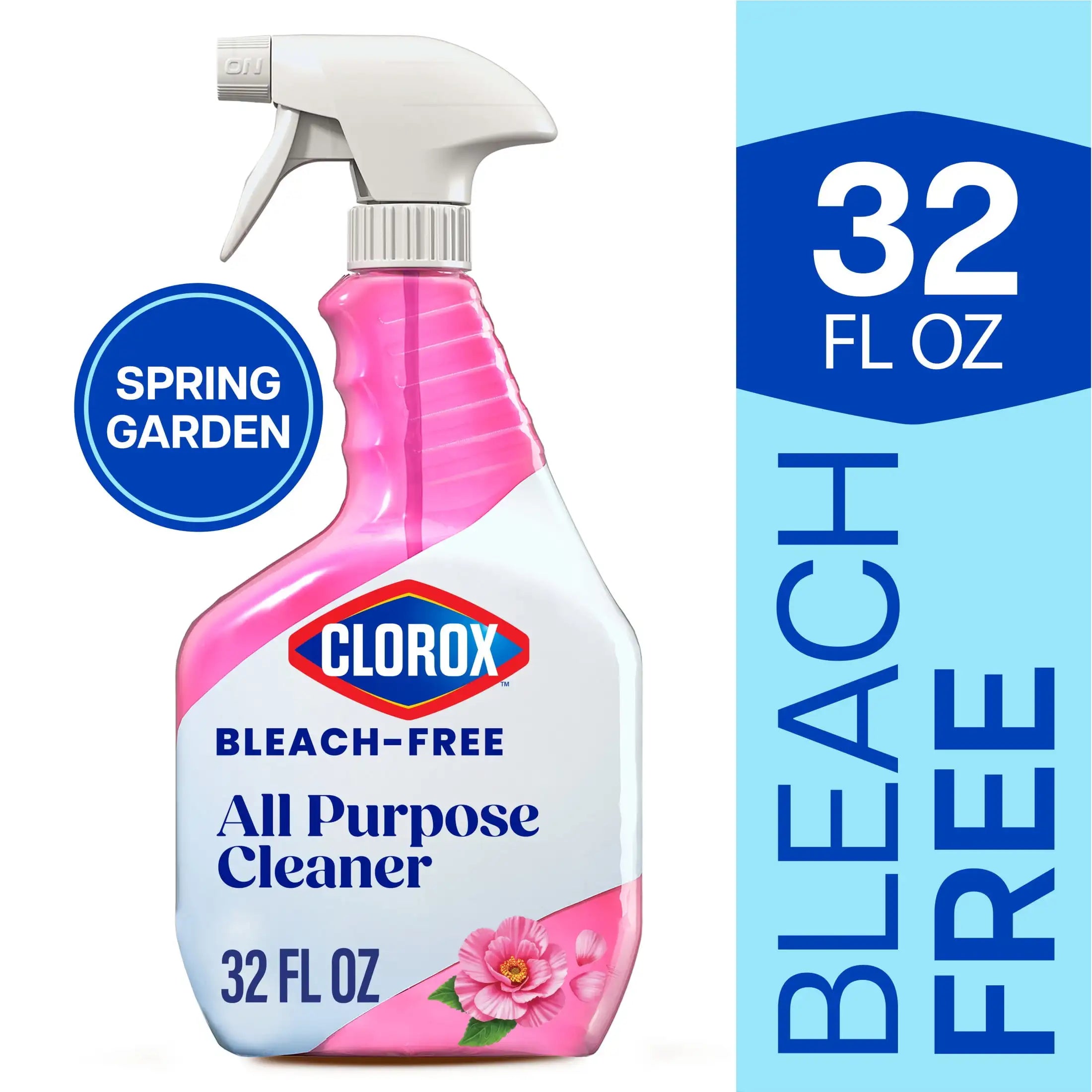 A Clorox Clean Without the Bleach — All Purpose Multi-Surface Cleaner Spray | Spring Garden Scent, Cuts Grease & Grime, Kitchen & Bathroom