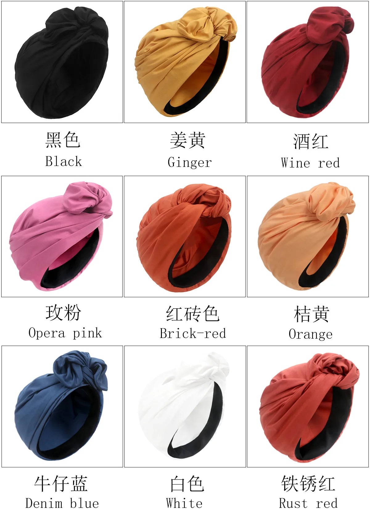 French Vintage Turban Hat & Headwrap | Women's Bandana Headscarf Bonnet