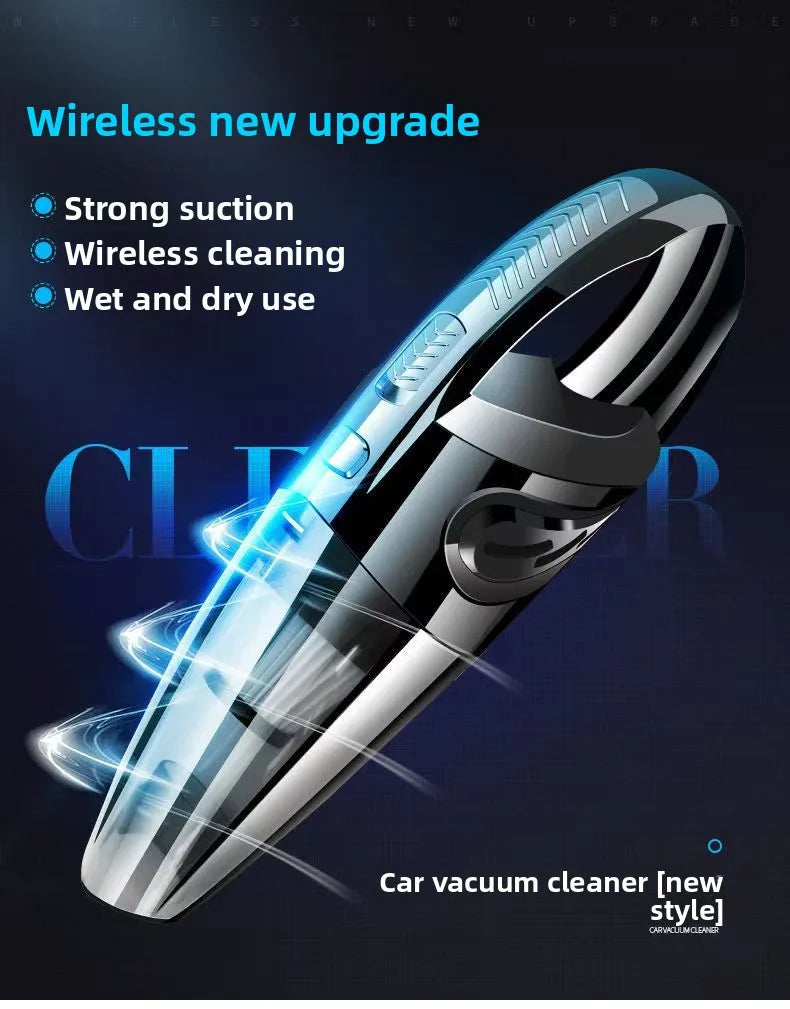 Cordless Handheld Vacuum Cleaner – Cyclonic Suction, Rechargeable, for Pet Hair & Home