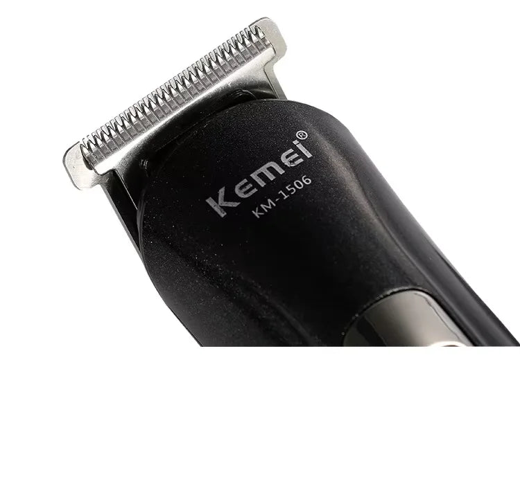 Kemei KM-1506 3-in-1 Electric Hair Clipper, Shaver & Nose Trimmer – USB Rechargeable