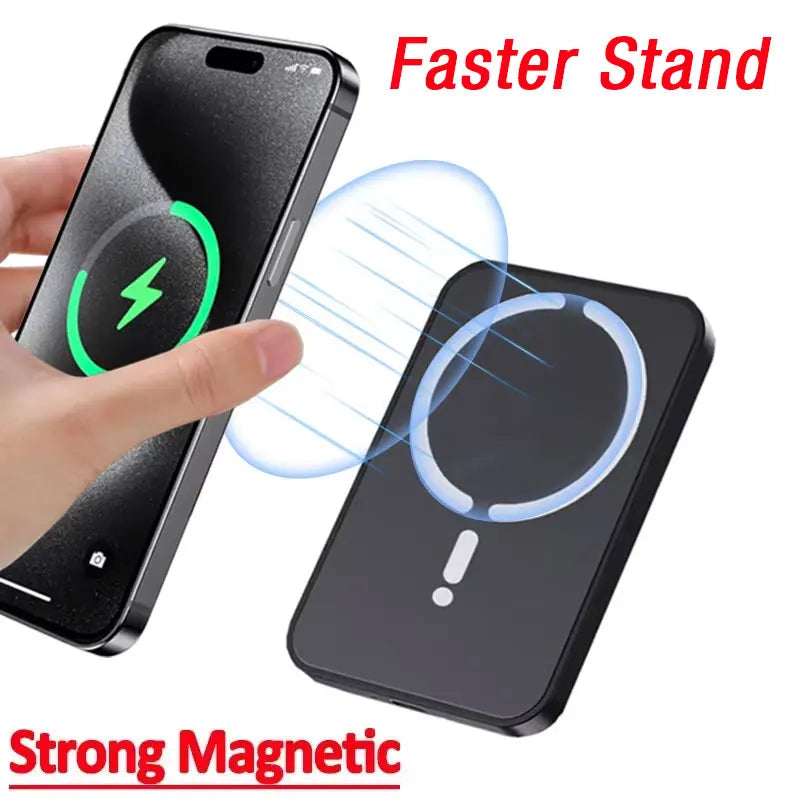 Magnetic Car Air Vent Phone Holder with 15W Wireless Charger – MagSafe Compatible for iPhone 12–17