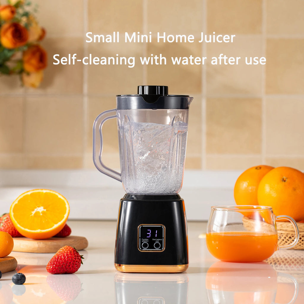 Small Household Fruit Juicer – Compact Electric Blender for Smoothies, Milkshakes & Fresh Juice