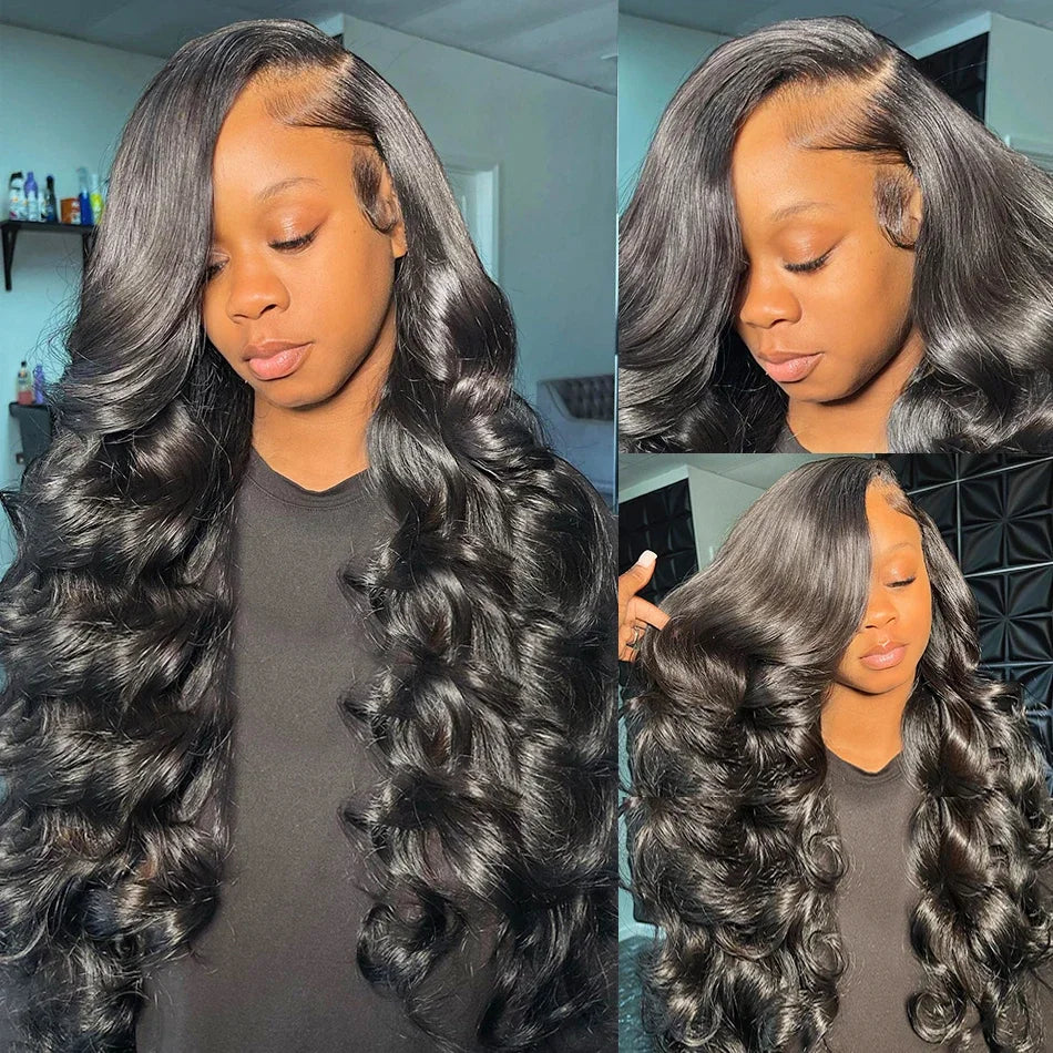 200 Density Body Wave Lace Front Wig | 13x4 13x6 360 Lace 5x5 HD Transparent Pre-Plucked Brazilian Human Hair