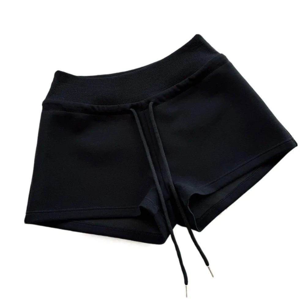 Women's Drawstring High Waist Shorts | Slim Fit Casual Summer Pajama Pants