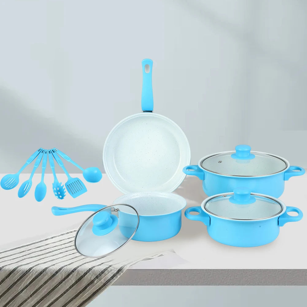 Nonstick Cookware Set – Pots, Frying Pan & Utensils